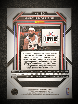 Marcus Morris Sr. Base Card 