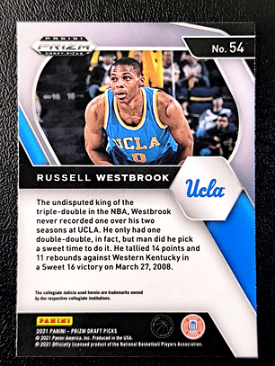  Russell Westbrook Base Card 