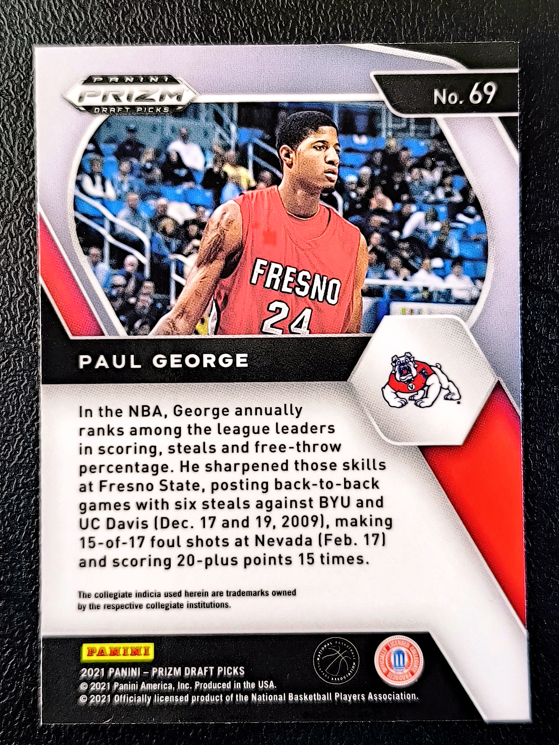 Paul George Base Card  2