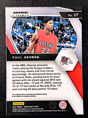 Paul George Base Card 