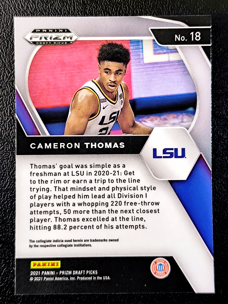 Cameron Thomas Base Card  2