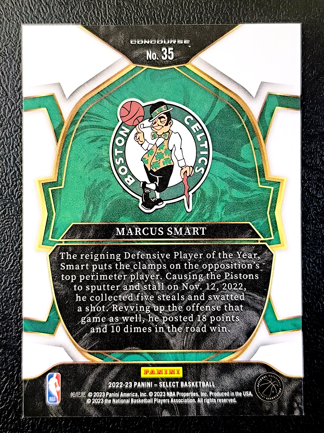Marcus Smart Base Card  2