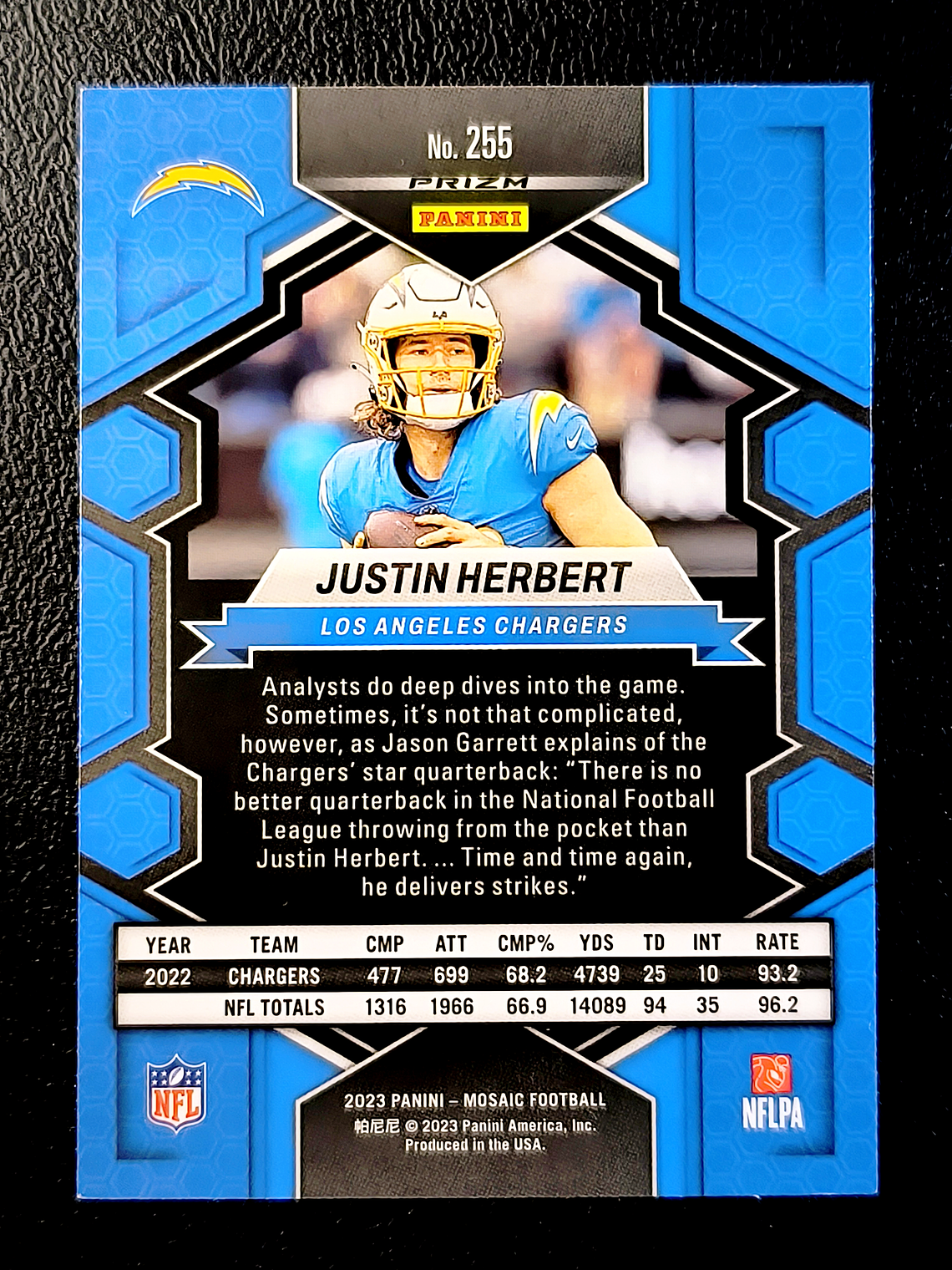 Justin Herbert Parallel Card 2