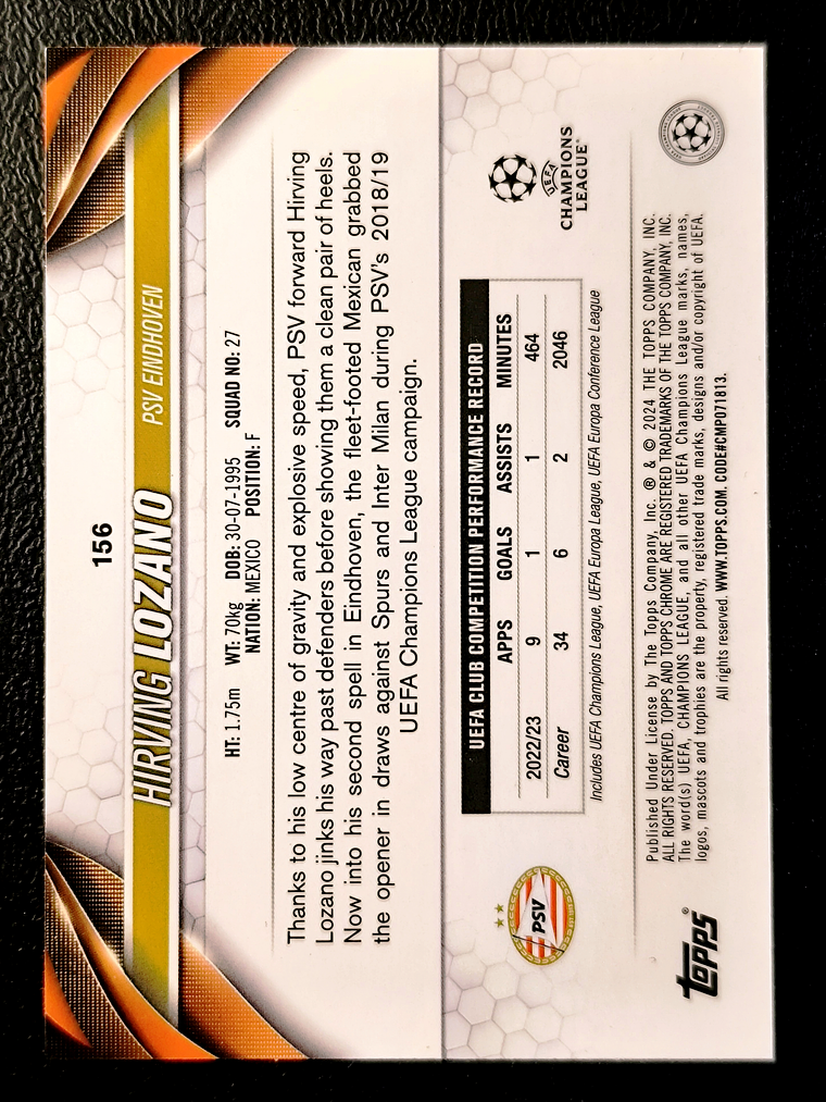 Hirving Lozano Parallel Card /225 2