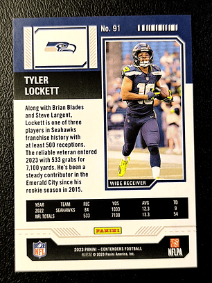 Tyler Lockett Parallel Card 