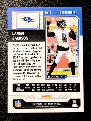 Lamar Jackson Parallel Card 