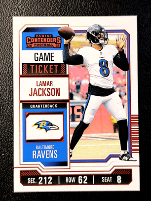 Lamar Jackson Parallel Card 