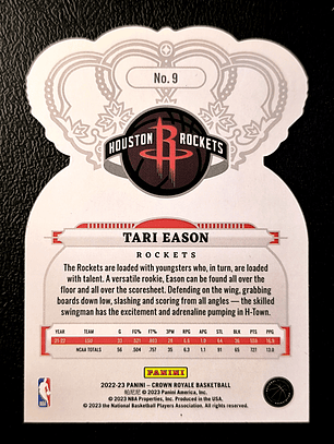 Tari Eason Rookie Card 