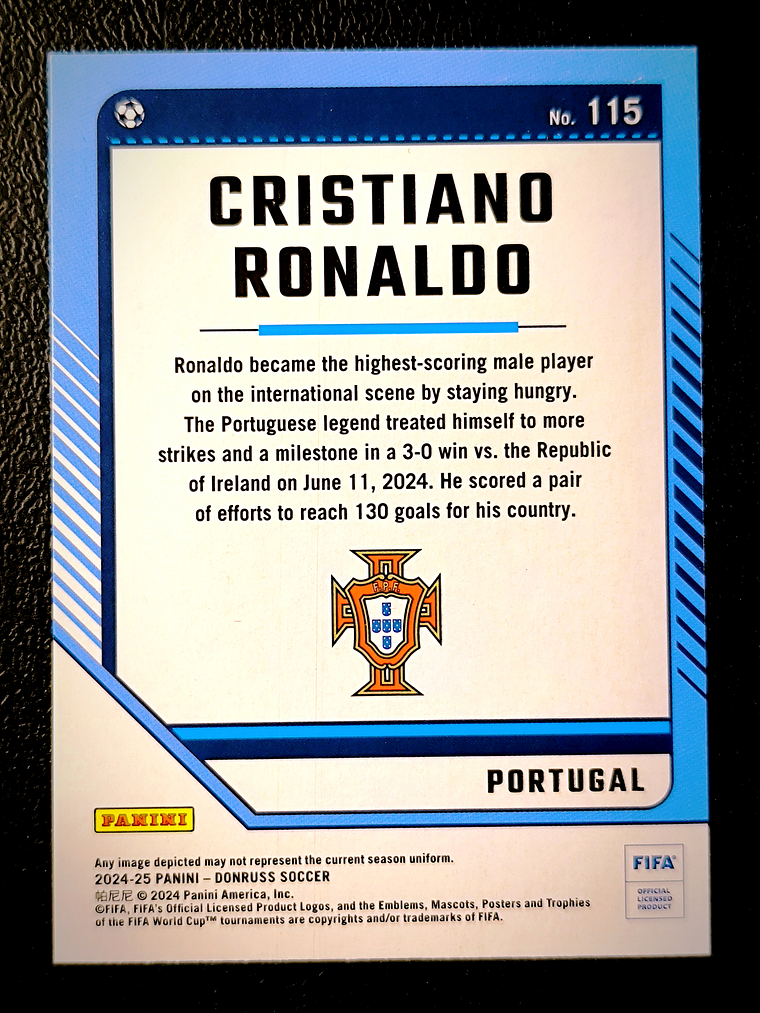 Cristiano Ronaldo Parallel Card 2