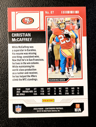 Christian McCaffrey Retail Card 