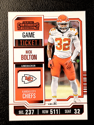 Nick Bolton Parallel Card 