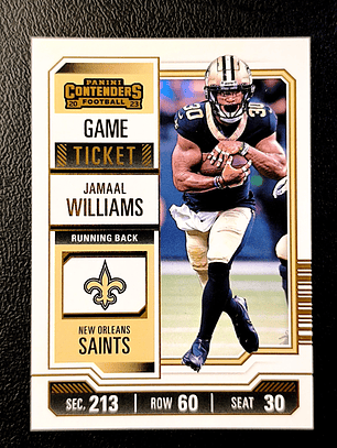 Jamaal Williams Parallel Card 