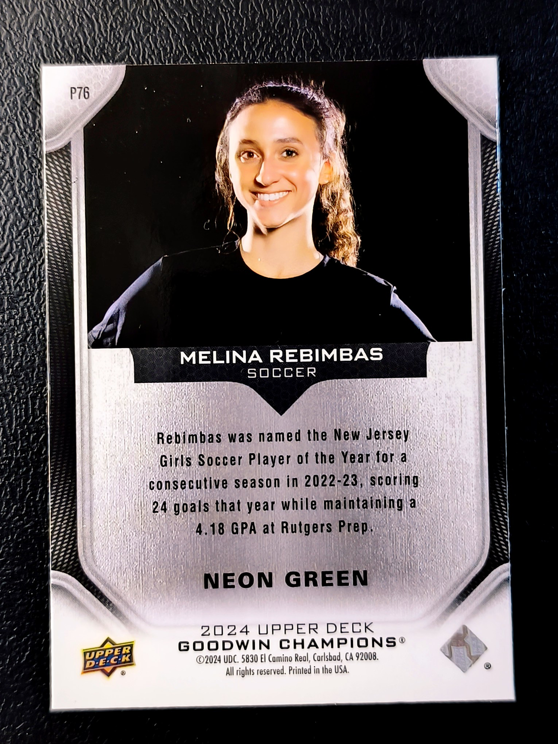 Melina Rebimbas Parallel Card  2