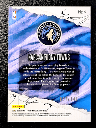 Karl-Anthony Towns Parallel Card /149