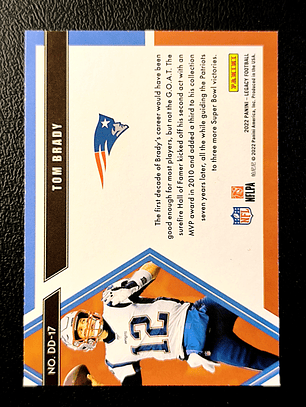 Tom Brady Insert Card