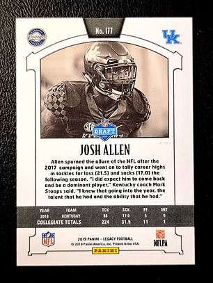 Josh Hines-Allen Rookie Card