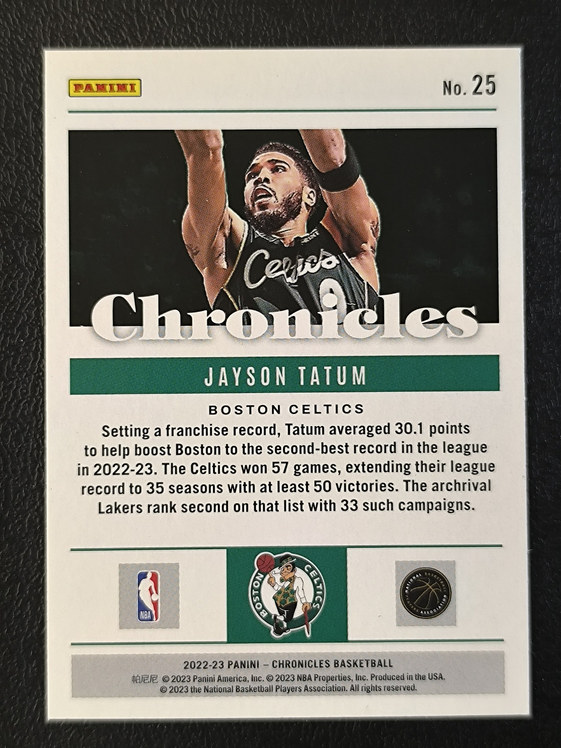 Jayson Tatum Base Card 2