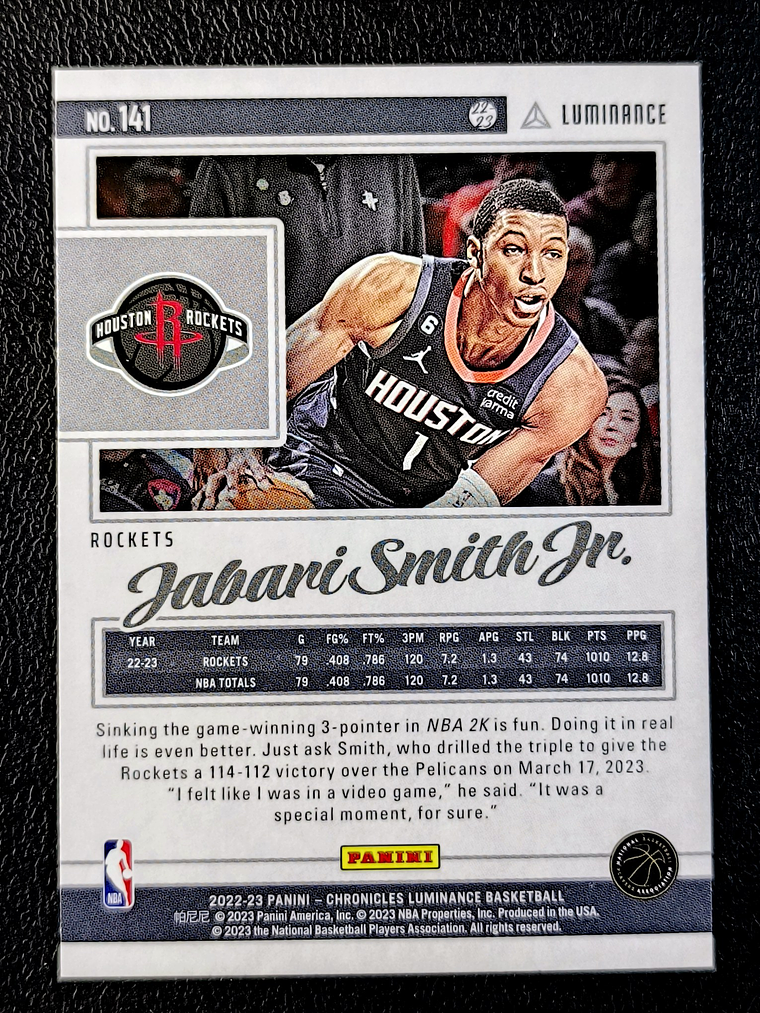 Jabari Smith Jr. Rookie Card 2