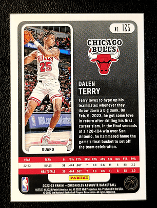 Dalen Terry Rookie Card