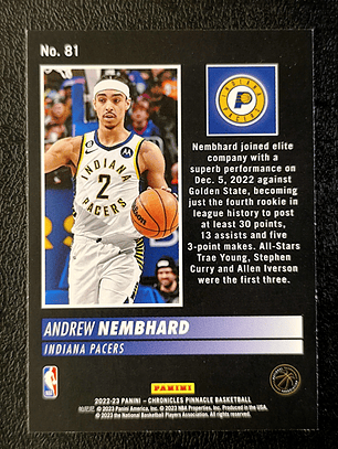 Andrew Nembhard Rookie Card