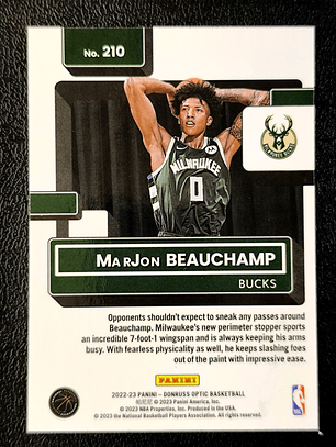 MarJon Beauchamp Rookie Card