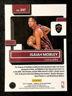  Isaiah Mobley Rookir Card