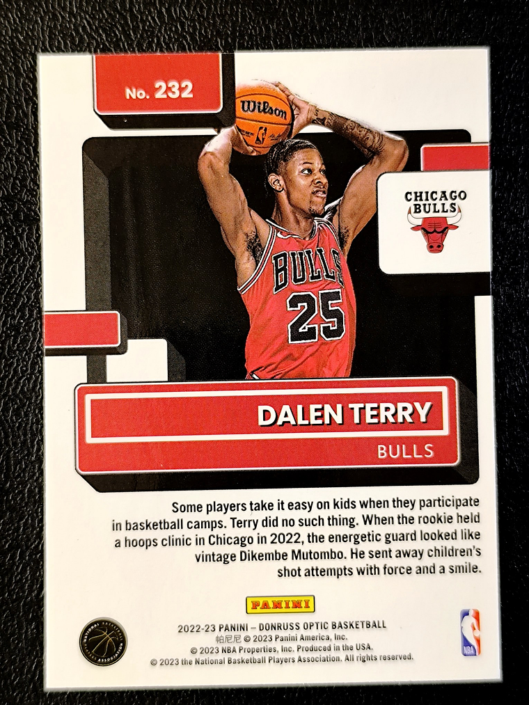 Dalen Terry Rookie Card 2