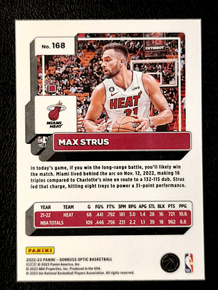  Max Strus Base Card