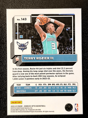  Terry Rozier III Base Card