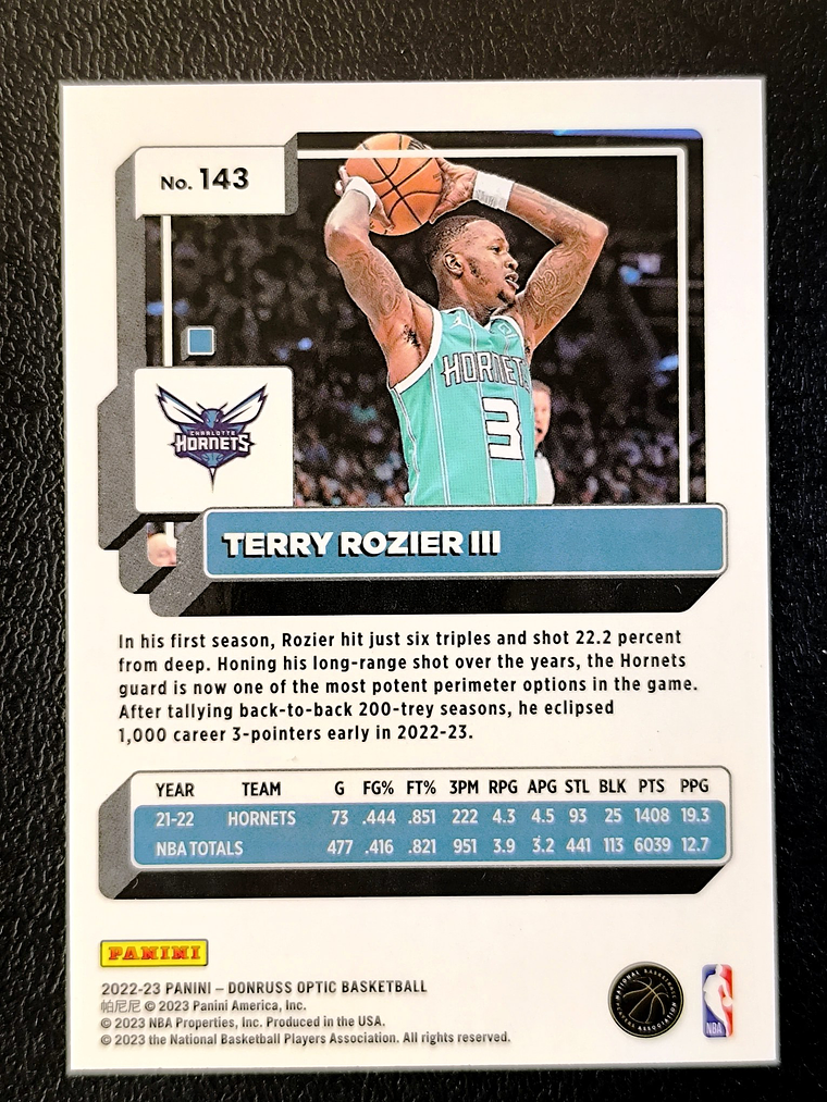  Terry Rozier III Base Card 2