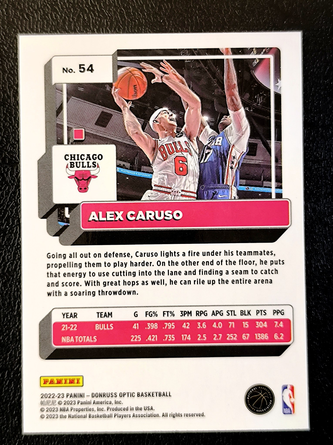 Alex Caruso Base Card 2
