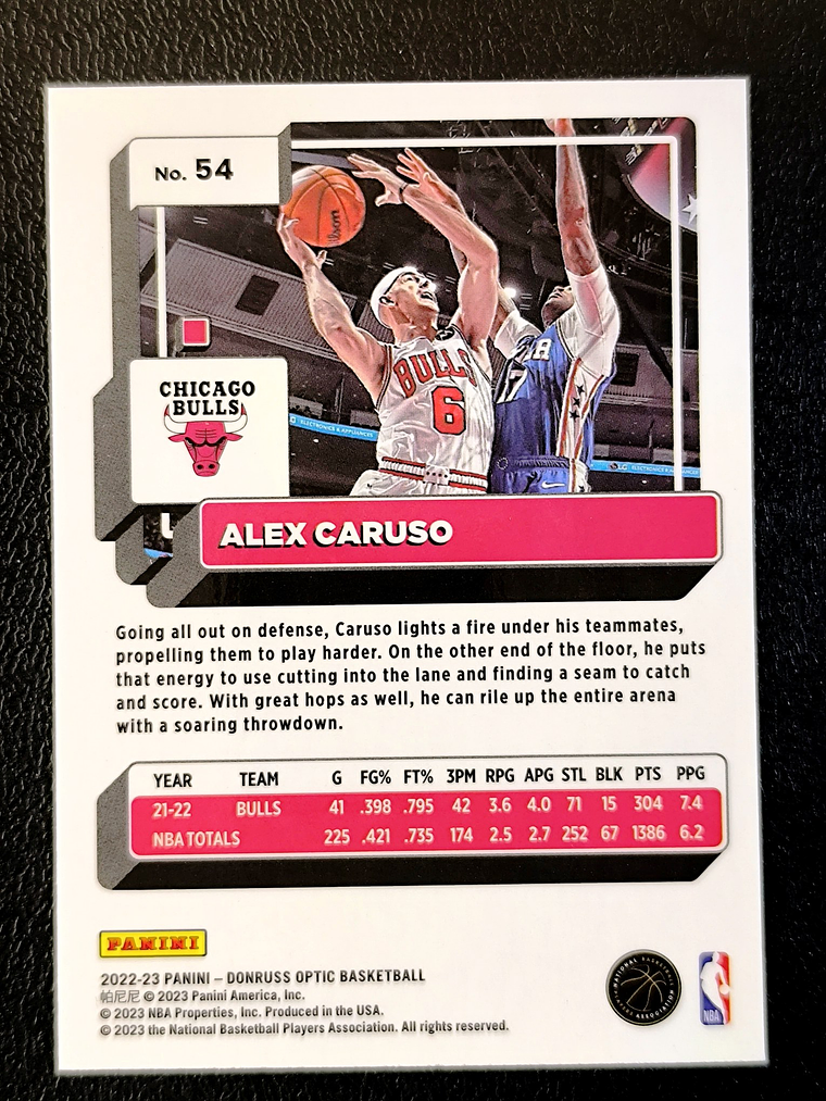 Alex Caruso Base Card 2