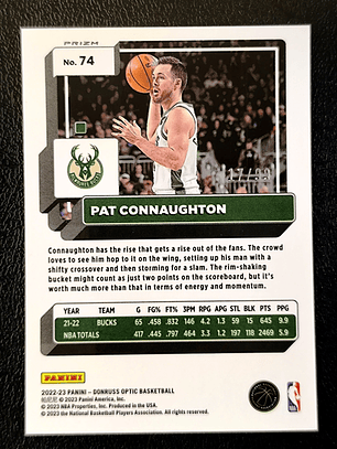  Pat Connaughton Parellel Card /99