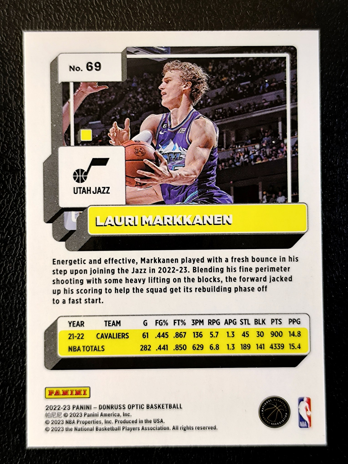 Lauri Markkanen Base Card 2
