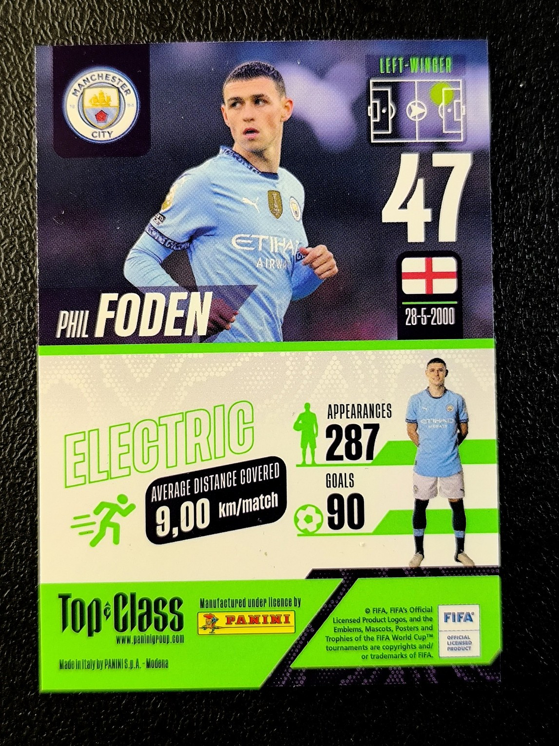 Phil Foden Electric Card 2