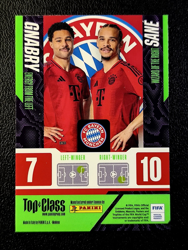  Serge Gnabry, Leroy Sane Magic Mix Card 2