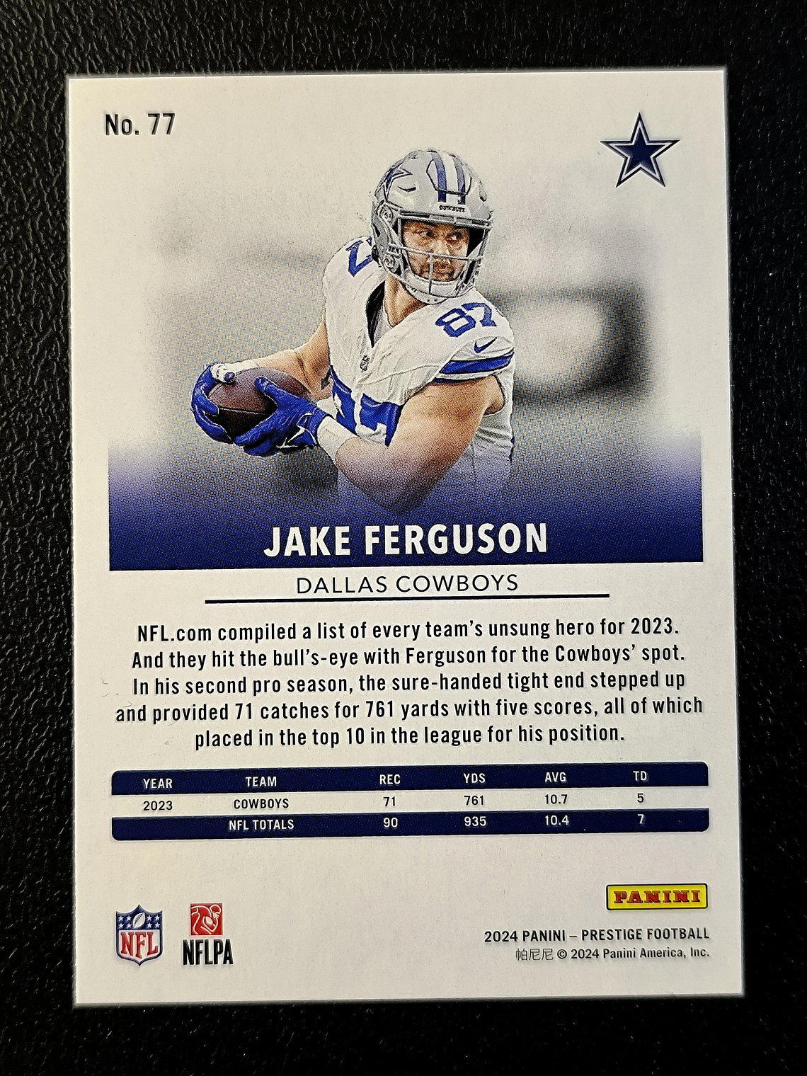 Jake Ferguson Base Card  2