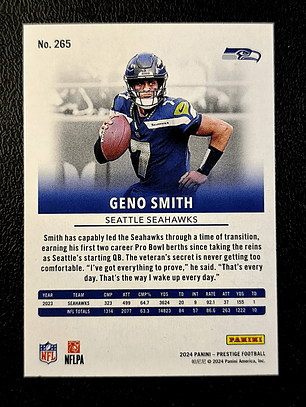 Geno Smith Parallel Card