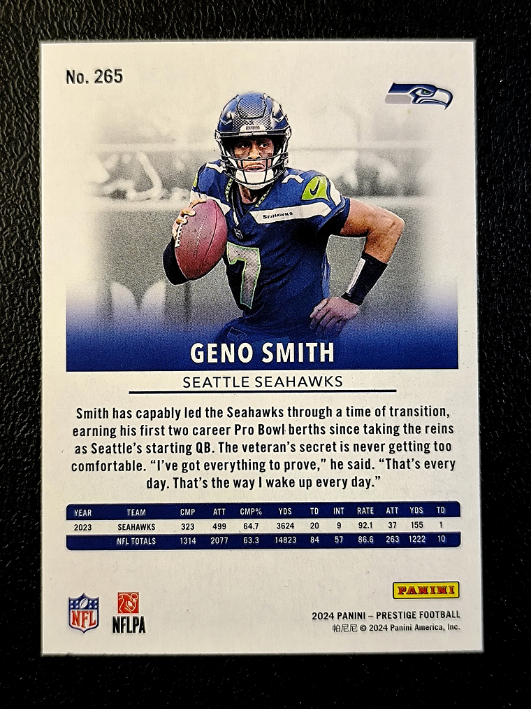 Geno Smith Parallel Card 2