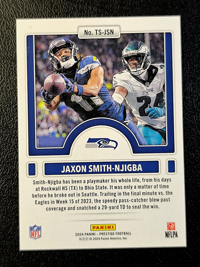 Jaxon Smith-Njigba Insert Card 2