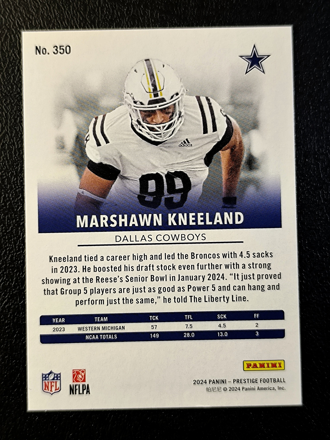 Marshawn Kneeland Rookie Card 2