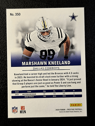 Marshawn Kneeland Rookie Card
