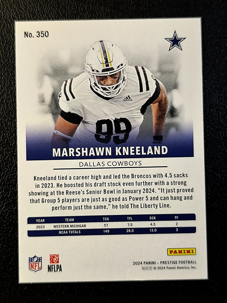 Marshawn Kneeland Rookie Card 2