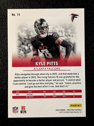  Kyle Pitts Base Card
