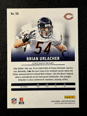Brian Urlacher Base Card