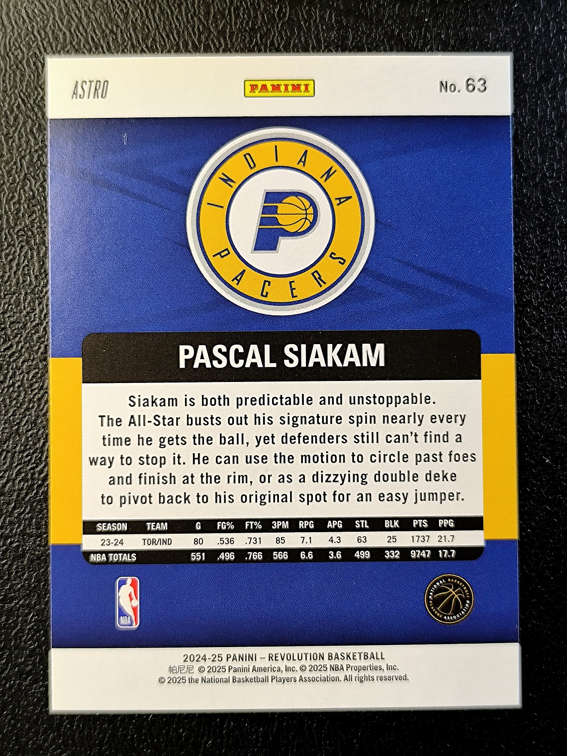 Pascal Siakam Parallel Card 2