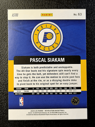 Pascal Siakam Parallel Card