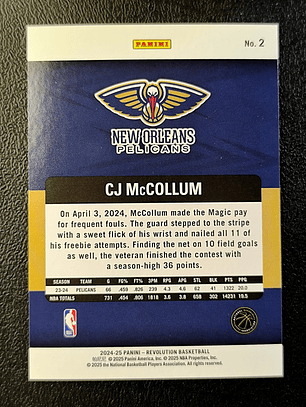 CJ McCollum Base Card 