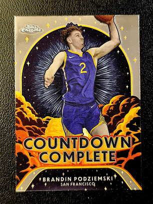 Brandin Podziemski Insert Card