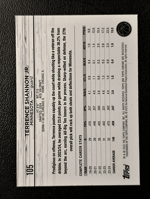 Terrence Shannon Jr. Rookie Card